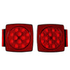 VEVOR Trailer Lights, 12V LED Trailer Tail Lights Kit with Stop Brake Turn Tail License Plate Clearance Lamp, Waterproof Tow Lighting Kit with Wiring Harness for Boat Truck Camper RV Snowmobile Bus