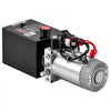 VEVOR 4 Quart Hydraulic Pump, Single Acting Hydraulic Power Unit, 3200 PSI Max Relief Pressure, 0.91 GPM Flow Rate, DC12V 1.6KW Power Unit for Dump Trailer Car Lifting (Horizontal Installation)