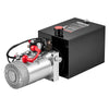 VEVOR 8 Quart Hydraulic Pump, Single Acting Hydraulic Power Unit, 3200 PSI Max Relief Pressure, 0.91 GPM Flow Rate, DC12V 1.6KW Power Unit for Dump Trailer Car Lifting (Horizontal Installation)