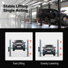 VEVOR single acting stable lifting graphic - fast lifting and gravity lowering