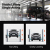 VEVOR 10 Quart Hydraulic Pump, 2.2KW Hydraulic Motor Dump Trailer Pump Single Acting, 3200 PSI Max Relief Pressure, 1.7 GPM Flow Rate, AC220-240V Hydraulic Power Unit Car Lift (Vertical Installation)