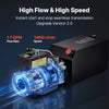 VEVOR 15 Quart Hydraulic Pump, 2.2KW Hydraulic Dump Trailer Pump Single Acting, 3200 PSI Max Relief Pressure, 1.7 GPM Flow Rate, AC220-240V Hydraulic Power Unit Car Lift (Vertical Installation)