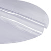 VEVOR Clear Table Cover Protector, 48 inch/1230 mm Round Table Cover, 1.5 mm Thick PVC Plastic Tablecloth, Waterproof Desktop Protector for Writing Desk, Coffee Table, Dining Room Table