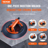 VEVOR Glass Suction Cup, 10" 990 lbs Load Capacity, Vacuum Suction Cup with Steel Handle & Carry Box, Heavy Duty Industrial Suction Cup Lifter Tool for Glass, Granite, Tile, Metal, Wood Panel Lifting