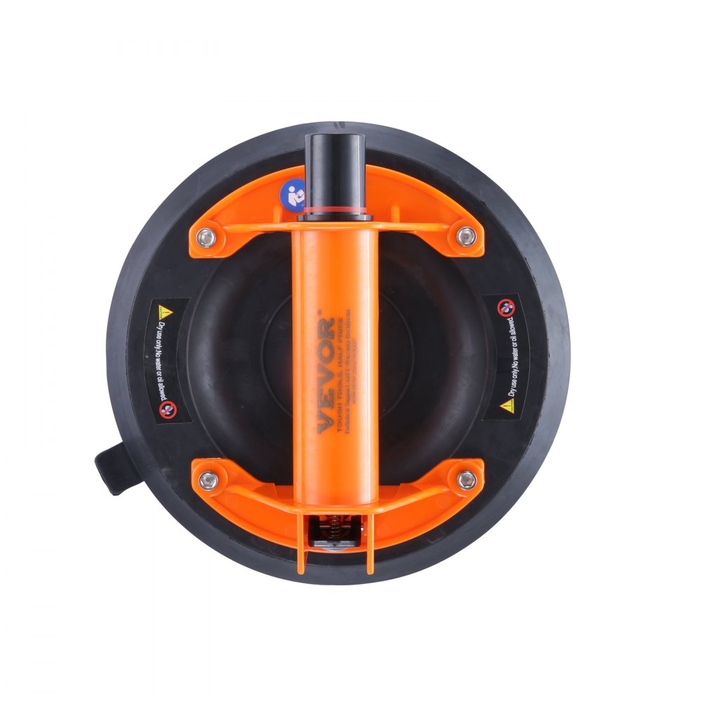VEVOR Glass Suction Cup, 8" 615 lbs Load Capacity, Vacuum Suction Cup with ABS Handle and Carry Box, Heavy Duty Industrial Suction Cup Lifter Tool for Glass, Granite, Tile, Metal, Wood Panel Lifting