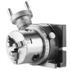 VEVOR Milling Machine Rotary Table, 4''/100 mm, Versatile Horizontal & Vertical Design, Precision Crafted, Includes 3.1''/80 mm 3-Jaw Chuck, M10 T-Bolts & Nuts, Ideal for Engineering & Indexing