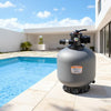 VEVOR Sand Filter, 24-Inch, 65 GPM Above Inground Swimming Pool Sand Filter System, with 7-Way Multi-Port Valve, Backwash, Rinse, Recirculate, Waste, Winter, Closed Modes, for Above In Ground Pools