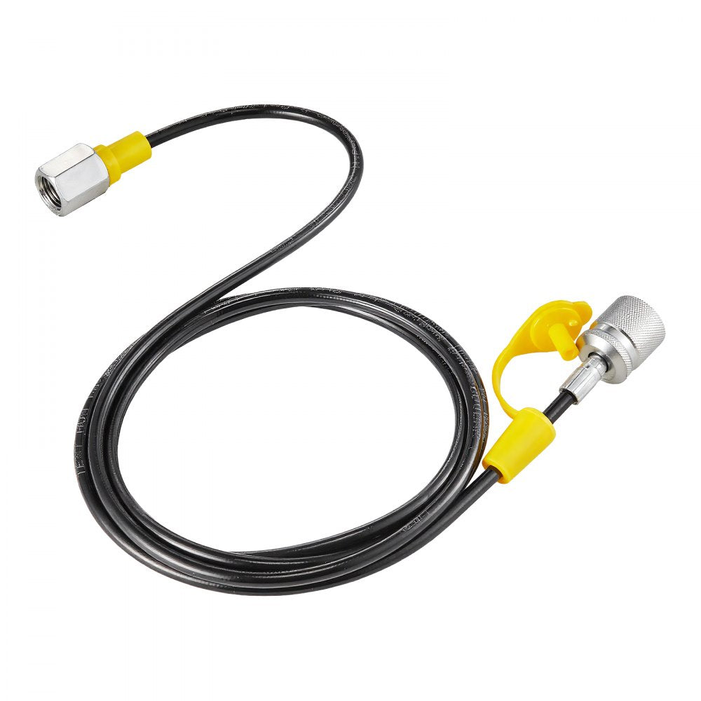 VEVOR Digital Hydraulic Pressure Test Coupling Kit, 10000 PSI Pressure Gauge Manometer Tester with 1 Gauge, 1 Test Coupling, 1 Quick-Release Coupler, and 1 Hose for Excavator Construction Machinery