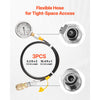 VEVOR Hydraulic Pressure Test Kit, 150/900/2300/6000/9000 PSI (10/60/160/400/600 Bar), Hydraulic Gauge Kit 5 Gauges 20 Couplings 4 Quick-Release Couplers 3 Hoses for Excavator Construction Machinery