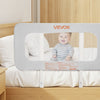 VEVOR Toddler Bed Rail, Kids Beds Guard Rail with Reinforced Iron Pipe and Oxford Cloth, Adjustable Height Bed Side Railing, Portable Guard Bumper Barrier for Crib, Bunk, 31.5 x 26.38 in, 1 Piece