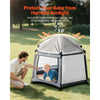 VEVOR Baby Playpen, Pop Up Toddler Playpen with Canopy, Indoor & Outdoor Portable Play Yard for Babies Toddlers with UPF 50+ Sunshades & Travel Bag for Home Park Beach, Foldable and Lightweight