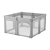 VEVOR Baby Playpen, 47.2″ x 47.2″ Foldable Toddlers Playpen, Indoor/Outdoor Baby Fence Play Yard with Zippered Door & Soft Breathable Mesh, No-Gap Toddlers Activity Center for 6 -24 Months Babies