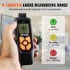 VEVOR CO Gas Monitor, 0-1000PPM Range, Features Sound & Light Warning, Handheld Carbon Monoxide Meter with Temp Sensing, Digital Display with Backlight, Suitable for Household/Industrial Use, Inclu