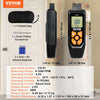 VEVOR CO Gas Monitor, 0-1000PPM Range, Features Sound & Light Warning, Handheld Carbon Monoxide Meter with Temp Sensing, Digital Display with Backlight, Suitable for Household/Industrial Use, Inclu