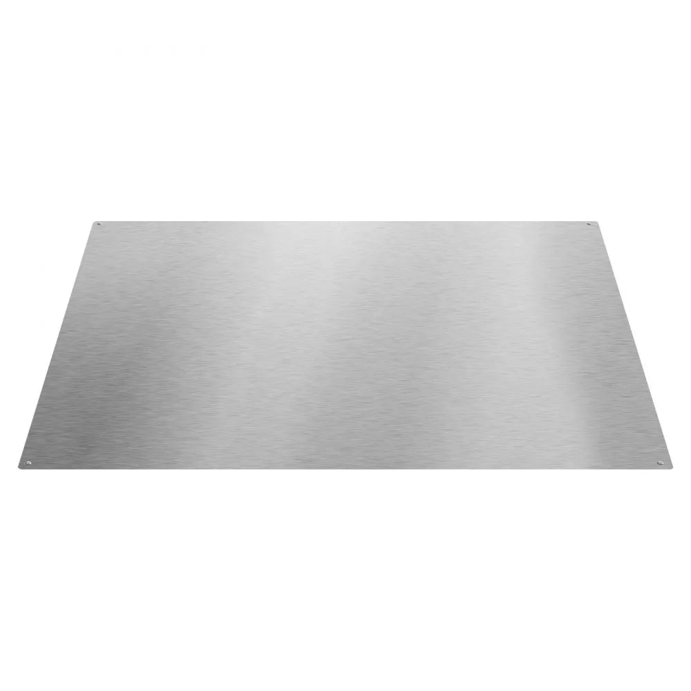 VEVOR 30" x 30" Stainless Steel Backsplash for Stove, Ultra Flat Splatter Guard, Wall Shield Range Hood Backsplash, Easy Clean Kitchen Wall Metal Panel, Pre-Drilled Holes for Easy Installation, Silver