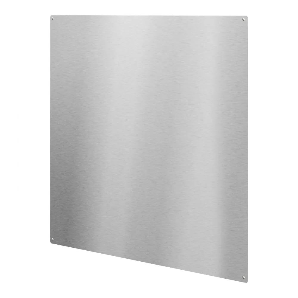 VEVOR 30" x 30" Stainless Steel Backsplash for Stove, Ultra Flat Splatter Guard, Wall Shield Range Hood Backsplash, Easy Clean Kitchen Wall Metal Panel, Pre-Drilled Holes for Easy Installation, Silver