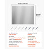 VEVOR 36" x 30" Stainless Steel Backsplash for Stove, Ultra Flat Splatter Guard, Wall Shield Range Hood Backsplash, Easy Clean Kitchen Wall Metal Panel, Pre-Drilled Holes for Easy Installation, Silver
