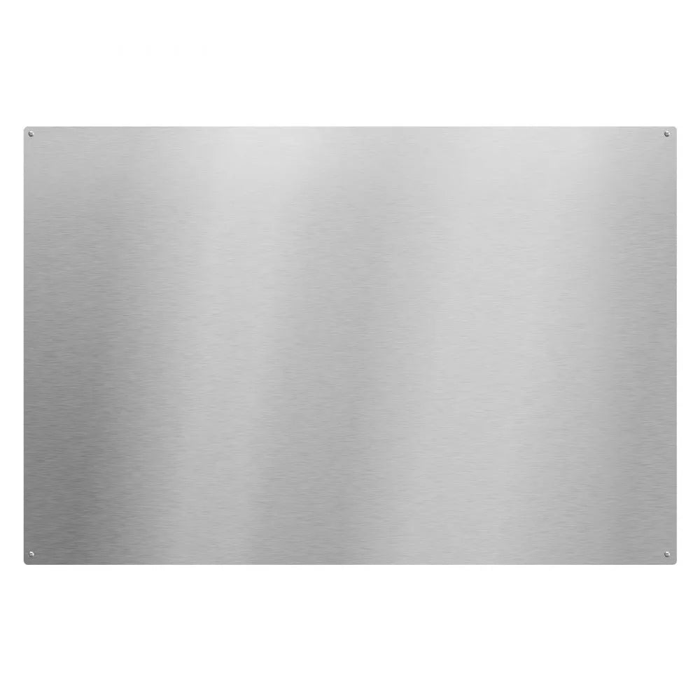 VEVOR 36" x 24" Stainless Steel Backsplash for Stove, Ultra Flat Splatter Guard, Wall Shield Range Hood Backsplash, Easy Clean Kitchen Wall Metal Panel, Pre-Drilled Holes for Easy Installation, Silver