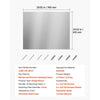 VEVOR 30" x 24" Stainless Steel Backsplash for Stove, Ultra Flat Splatter Guard, Wall Shield Range Hood Backsplash, Easy Clean Kitchen Wall Metal Panel, Pre-Drilled Holes for Easy Installation, Silver