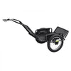 VEVOR Bike Cargo Trailer 320 lbs Load Heavy-Duty Bicycle Game Cart Foldable, All-Purpose Utility Trailer with 16-Inch Wheels for Any Terrain, Off-Road, Carbon Steel Frame, Fits 22-28 in Bike Wheels