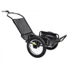 VEVOR Bike Cargo Trailer 320 lbs Load Heavy-Duty Bicycle Game Cart Foldable, All-Purpose Utility Trailer with 16-Inch Wheels for Any Terrain, Off-Road, Carbon Steel Frame, Fits 22-28 in Bike Wheels