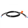 VEVOR Outboard Hose Kit, 20 ft Hydraulic Steering Hose, 2-Piece Leak-Proof TPEE Hydraulic Boat Hoses, Compatible with Marine Hydraulic Outboard Steering Boat System up to 300 HP