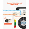 VEVOR Industrial Water Chiller, 5460 BTU/h, Industrial Water Cooler Cooling System with Compressor, 1.8  Gal Tank Capacity, 3.4 GPM Max Flow, Laser Chiller, for CO2 Laser Engraving & Cutting Machine