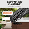 VEVOR Hydraulic Hot Tub Cover Lift, Spa Cover Lift, Adjustable Width from 69 in to 96.5 in, Mounts on Both Top Sides, Compatible with Various Sizes of Rectangular Bathtubs, Hot Tubs and Spas