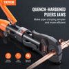 VEVOR Copper Pipe Crimping Tool, Hydraulic Driven Press Tool with 1/2", 3/4", 1" VUS Jaws, Copper Tube Fittings Pipe Crimpers for Narrow Spaces and Tee Fittings