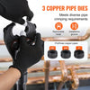 VEVOR Copper Pipe Crimping Tool, Hydraulic Driven Press Tool with 1/2", 3/4", 1" VUS Jaws, Copper Tube Fittings Pipe Crimpers for Narrow Spaces and Tee Fittings