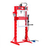 VEVOR 20-Ton Shop Press, Pneumatic/Manual Hydraulic Shop Press with Foot Pedal, Gauge & 9PCS Punches Set, H-Frame Heavy-Duty Garage Floor Adjustable Shop Press for Bending, Straightening, Pressing