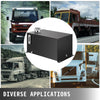 VEVOR Hydraulic Fluid Tank 10 Gal Fuel Tank Heavy Duty Hydraulic Steel Tank Reservoir, Gasoline Transfer Tanks, Hydraulic Reservoir with Strainer Tank Gauge Filter Breather Cap for Tractors & Trucks