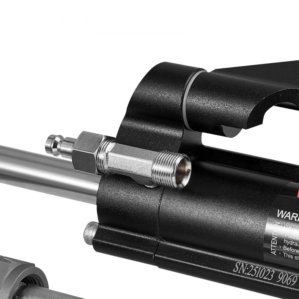 VEVOR Hydraulic Steering Kit, 150 HP, Marine Boat Hydraulic Steering System, with 6.9 MPa/1000 psi Helm Pump, Two-Way Lock Cylinder, and 26ft High-Strength Hoses, for Single Station, Single-Engine Use