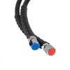 VEVOR Hydraulic Steering Kit, 150 HP, Marine Boat Hydraulic Steering System, with 6.9 MPa/1000 psi Helm Pump, Two-Way Lock Cylinder, and 26ft High-Strength Hoses, for Single Station, Single-Engine Use