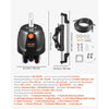 VEVOR Hydraulic Steering Kit, 200 HP, Marine Boat Hydraulic Steering System, with 6.9 MPa/1000 psi Helm Pump, Two-Way Lock Cylinder, and 26ft High-Strength Hoses, for Single Station, Single-Engine Use