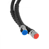 VEVOR Hydraulic Steering Kit, 200 HP, Marine Boat Hydraulic Steering System, with 6.9 MPa/1000 psi Helm Pump, Two-Way Lock Cylinder, and 26ft High-Strength Hoses, for Single Station, Single-Engine Use