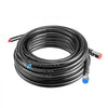 VEVOR Hydraulic Steering Kit, 90 HP, Marine Boat Hydraulic Steering System, with 6.9 MPa/1000 psi Helm Pump, Two-Way Lock Cylinder, and 20 ft High-Strength Hoses, for Single Station, Single-Engine Use