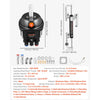 VEVOR Hydraulic Steering Kit, 90 HP, Hydraulic Steering Helm Pump & Cylinder, with 6.9 MPa/1000 psi Max Working Pressure, Aluminum Alloy Housing, Check Valve, for Outboards Fishing Boats Sailboats