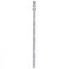 VEVOR Aluminum Grade Rod, 14-Feet/8ths 4 Sections Telescopic Measuring Rod, Double-Sided Scale 1/8in Leveling Rod Stick, Aluminum Alloy Survey Rod w/ Bubble Level &Carrying Bag for Houses,Walls,Floors