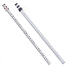 VEVOR Aluminum Grade Rod, 9-Feet/10ths 3 Sections Telescopic Measuring Rod,Double-Sided Scale 1/10ft Leveling Rod Stick,Aluminum Alloy Survey Rod with Bubble Level&Carrying Bag for Houses,Walls,Floors