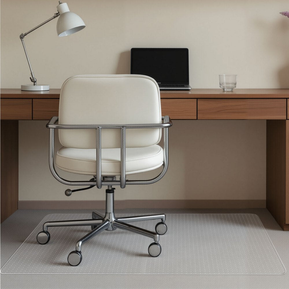 VEVOR Chair Mat, 36 x 48-inch Office Chair Mat for Carpeted Floors, Plastic Floor Protector Rug with Studded, Non-Slip & Easy to Clean, Smooth Glide Under Desk Rug for Home Office (Rectangular)