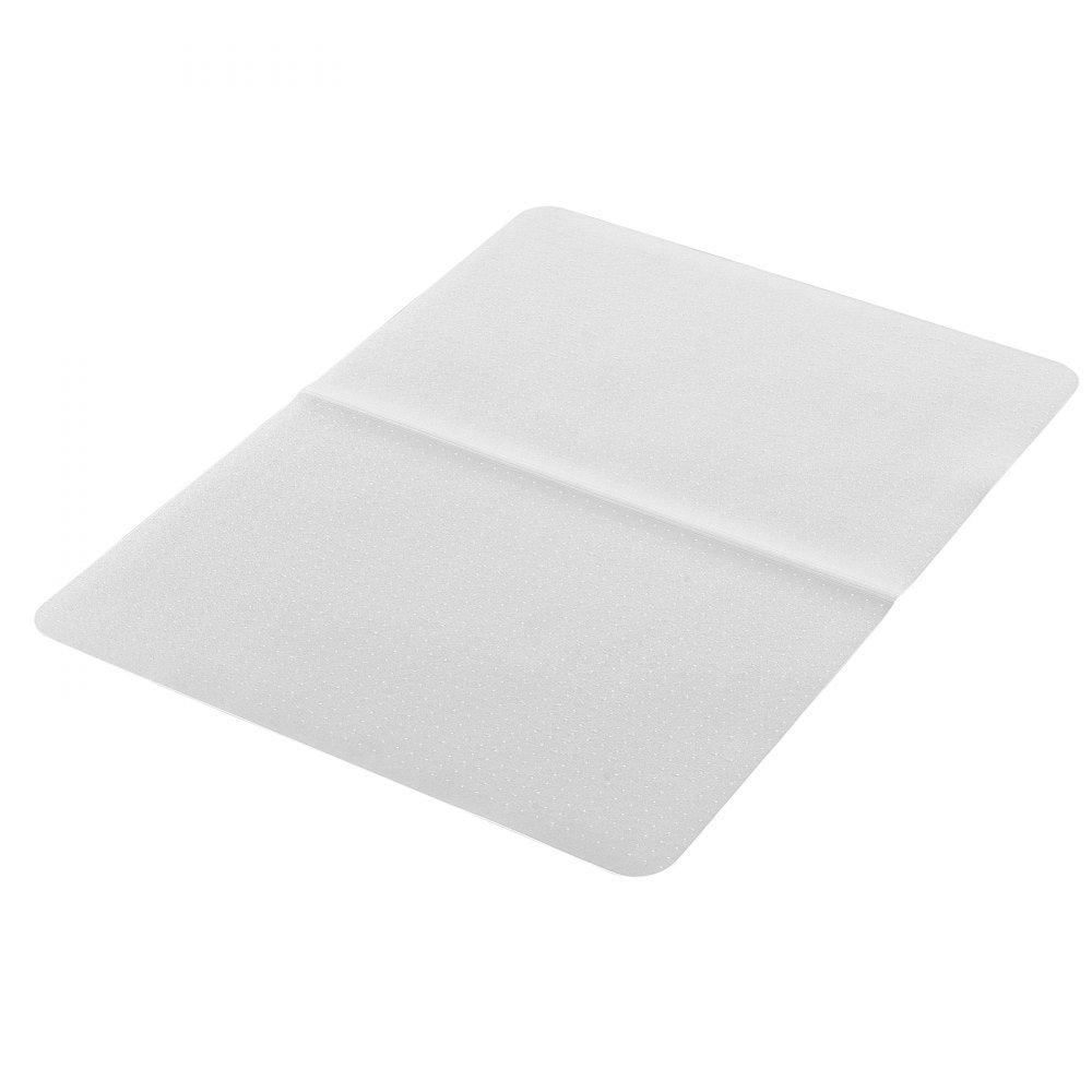 VEVOR Chair Mat, 60 x 46-inch Office Chair Mat for Low Pile Carpeted Floors, Clear Floor Protector Rug with Studded, Non-Slip & Easy to Clean, Smooth Glide Under Desk Rug for Home Office (Rectangular)