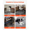 VEVOR Chair Mat with Lip, 36 x 48-inch Office Chair Mat for Low Pile Carpeted Floors, Plastic Floor Protector Rug with Studded, Non-Slip & Easy to Clean, Smooth Glide Under Desk Rug for Home Office