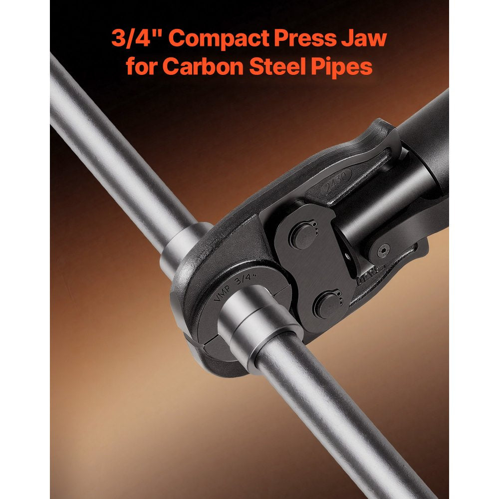 VEVOR 3/4" VMP Jaw for 24KN Compact Series Press Tools, 52 HRC Hardened Steel Pressing Jaw - Compatible with MegaPress Carbon Steel Pipes Connections