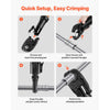 VEVOR 3/4" VMP Jaw for 24KN Compact Series Press Tools, 52 HRC Hardened Steel Pressing Jaw - Compatible with MegaPress Carbon Steel Pipes Connections