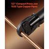VEVOR 1/2" Press Jaw for 24KN Compact Series Press Tools, 52 HRC Hardened Steel Pressing Jaw - Compatible with ProPress Copper Pipes Connections