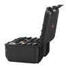 VEVOR Hard Pistol Case, Heavy Duty Hard Gun Case with XPE Foam Lining, Waterproof Pistol Storage Box with Customizable Interior & Handle for Gun, Lenses, Camera, Gear, TSA Compliant, 15.9x12.5x7.5 in
