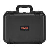VEVOR Hard Pistol Case, Heavy Duty Hard Gun Case with XPE Foam Lining, Waterproof Pistol Storage Box with Customizable Interior & Handle for Gun, Lenses, Camera, Gear, TSA Compliant, 15.9x12.5x7.5 in