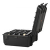VEVOR Hard Pistol Case, Heavy Duty Hard Gun Case with XPE Foam Interior, Waterproof Pistol Storage Box with Customizable Lining & Handle for Gun, Lenses, Camera, Gear, TSA Compliant, 18.7x12.5x7.5 in