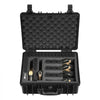 VEVOR Hard Pistol Case, Heavy Duty Hard Gun Case with XPE Foam Interior, Waterproof Pistol Storage Box with Customizable Lining & Handle for Gun, Lenses, Camera, Gear, TSA Compliant, 18.7x12.5x7.5 in